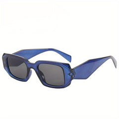 Rectangle Frame Sunglasses Rhomb Temple UV400