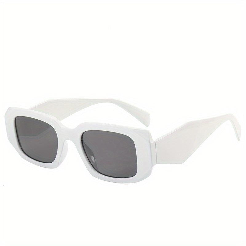 Rectangle Frame Sunglasses Rhomb Temple UV400