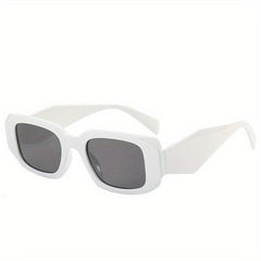 Rectangle Frame Sunglasses Rhomb Temple UV400