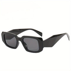 Rectangle Frame Sunglasses Rhomb Temple UV400