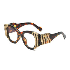 Cat Eye Glasses Frame Women Eyeglasses Frame Female Light Blocking Glasses