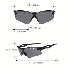 Y2K Wrap Around Sunglasses UV400 Outdoor Glasses