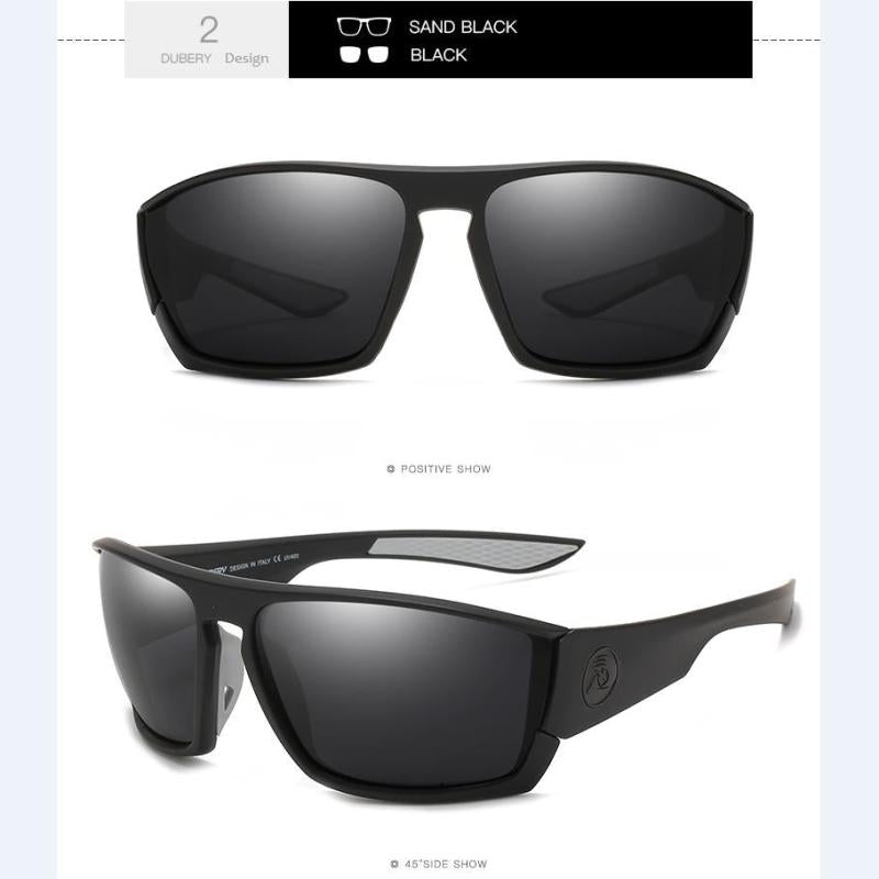 DUBERYU Large Frame Polarized Sports Sunglasses for Men
