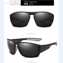 DUBERYU Large Frame Polarized Sports Sunglasses for Men