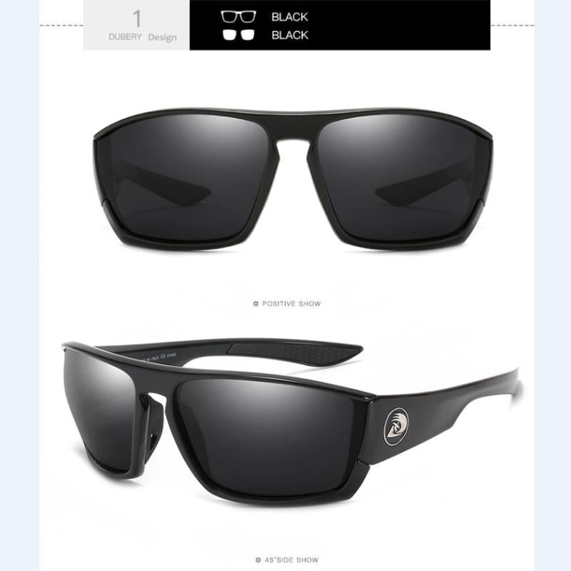 DUBERYU Large Frame Polarized Sports Sunglasses for Men