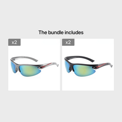 Men's Fishing Sunglasses Chameleon Polarized Outdoor Cycling Glasses