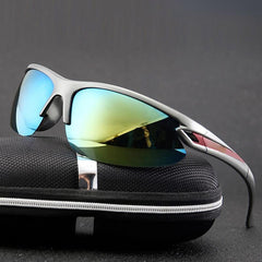 Men's Fishing Sunglasses Chameleon Polarized Outdoor Cycling Glasses
