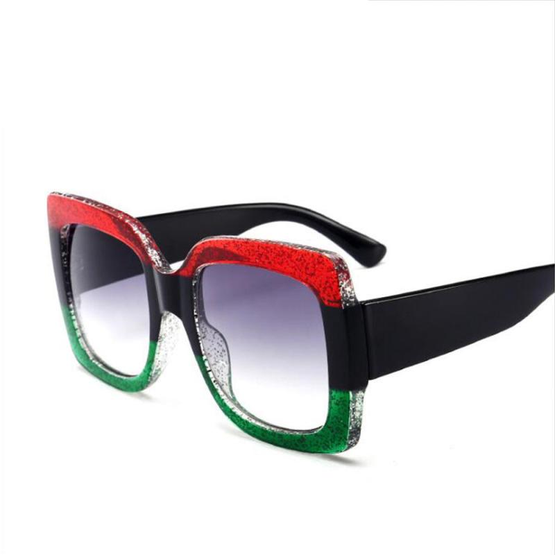 Large Square Frame Sunglasses for Women UV Protection