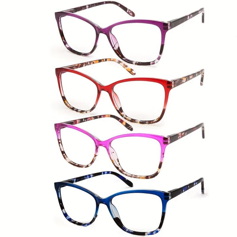 Anti Blue Light Reading Glasses Square Block Computer Readers