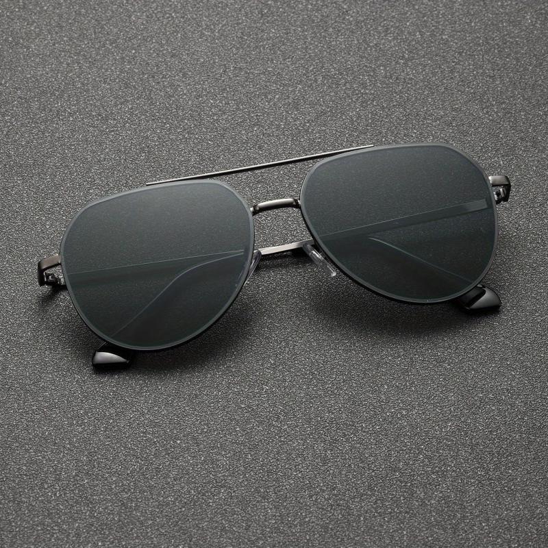 Top Bar Aviator Sunglasses Metal Frame Travel Glasses UV400