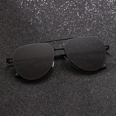 Top Bar Aviator Sunglasses Metal Frame Travel Glasses UV400