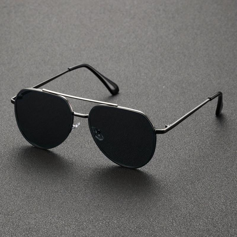 Top Bar Aviator Sunglasses Metal Frame Travel Glasses UV400