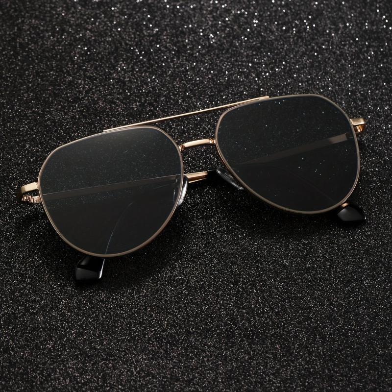 Top Bar Aviator Sunglasses Metal Frame Travel Glasses UV400