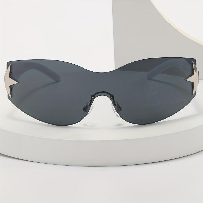 Y2K Wrap Around Sunglasses Cyberpunk Outdoor Eyewear UV400