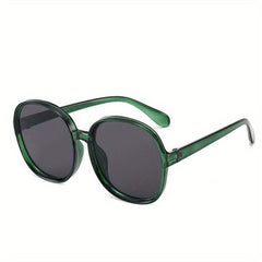 Ombre Lens Oval Sunglasses Stylish Eyewear UV Protection