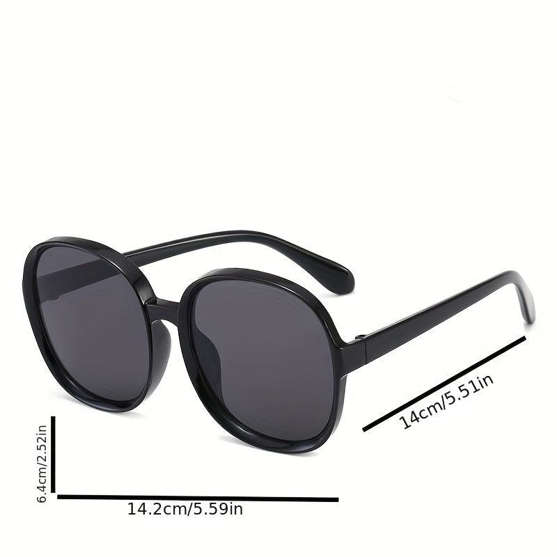 Ombre Lens Oval Sunglasses Stylish Eyewear UV Protection