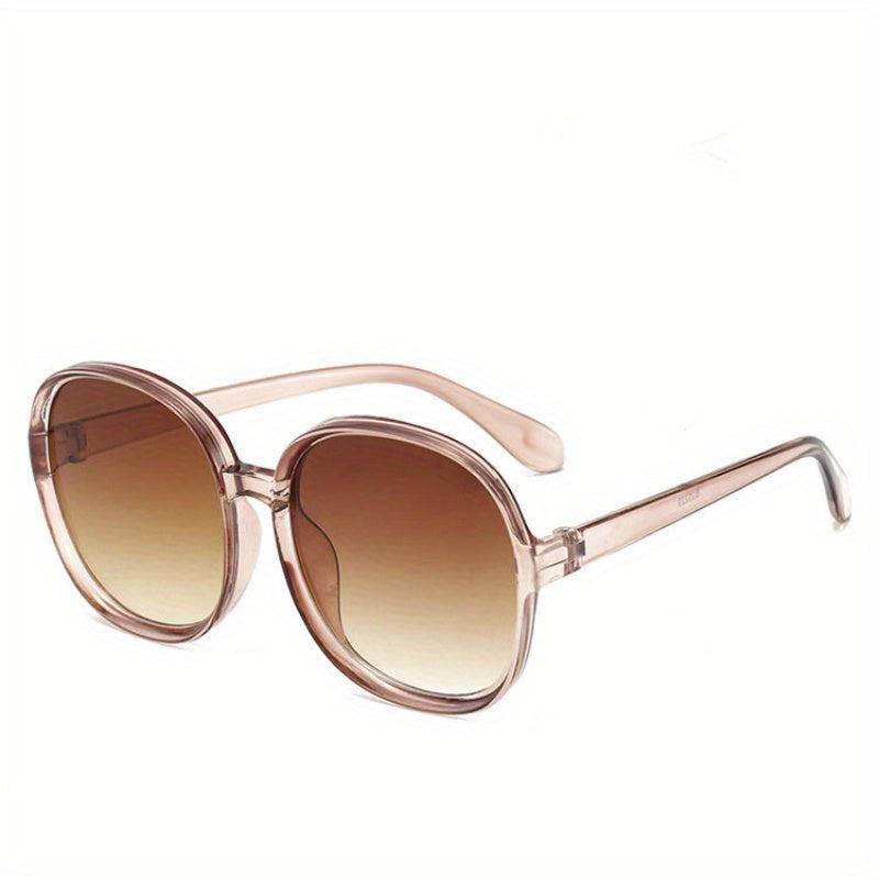Ombre Lens Oval Sunglasses Stylish Eyewear UV Protection