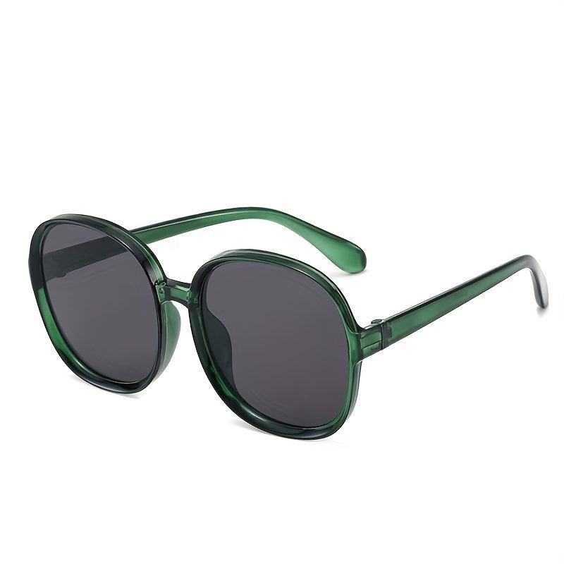 Ombre Lens Oval Sunglasses Stylish Eyewear UV Protection