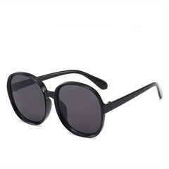 Ombre Lens Oval Sunglasses Stylish Eyewear UV Protection