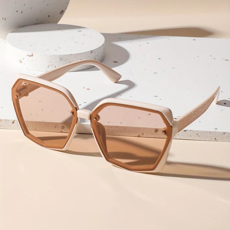 Oversized Geometric Sunglasses Mod Gradient Lens UV400
