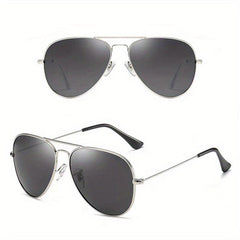 Men's Aviator Sunglasses Polarizing Lens UV400 Time Gift Classy Glasses Box