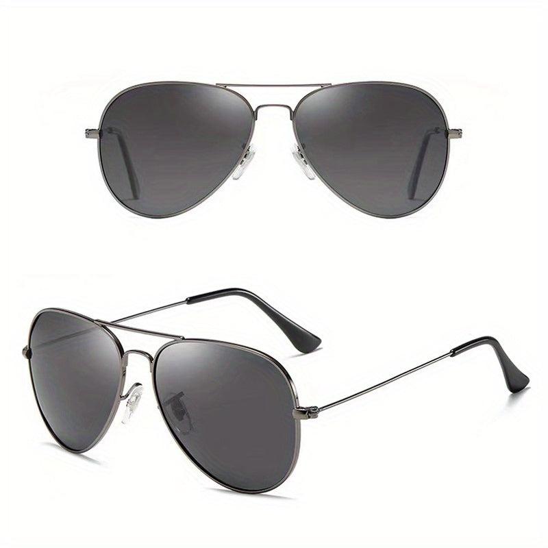 Men's Aviator Sunglasses Polarizing Lens UV400 Time Gift Classy Glasses Box