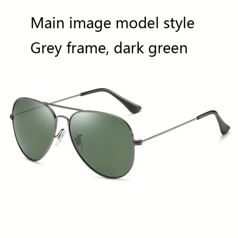 Men's Aviator Sunglasses Polarizing Lens UV400 Time Gift Classy Glasses Box
