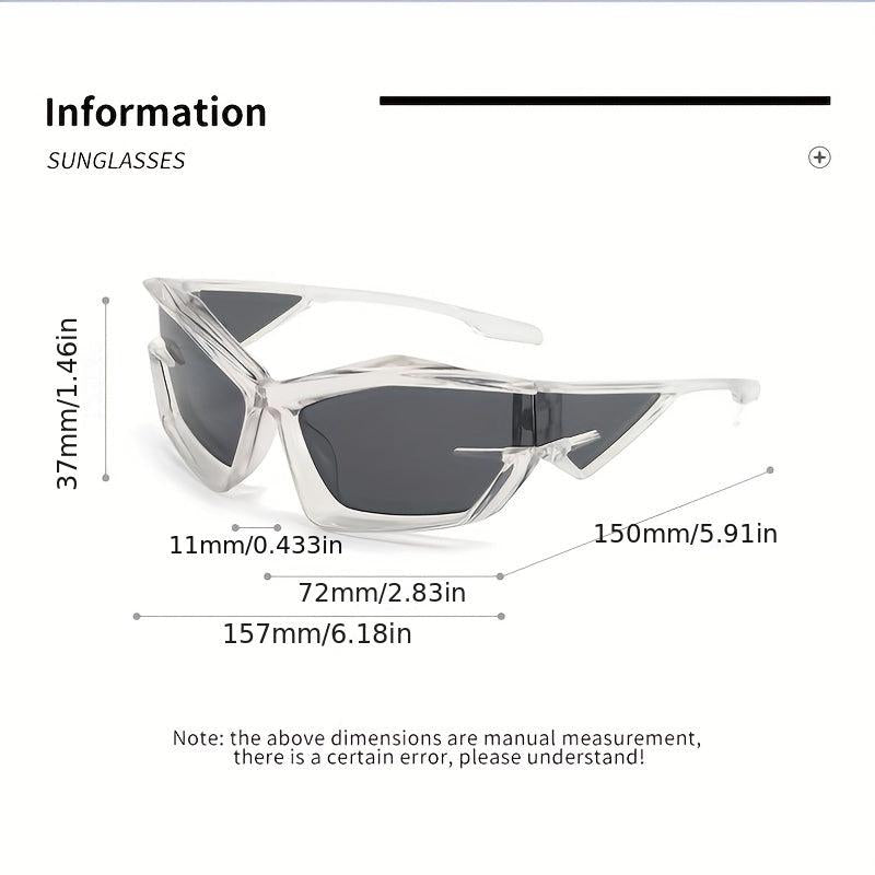 Men's Y2K Street Style Futuristic Sunglasses