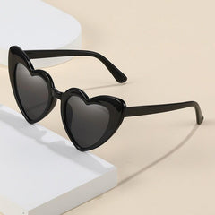 Heart Shaped Sunglasses Vintage Cat Eye Mod Style Glasses