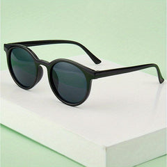 Round Frame Sunglasses For Women Men Mod Block Glasses Casual Outdoor Eyewear