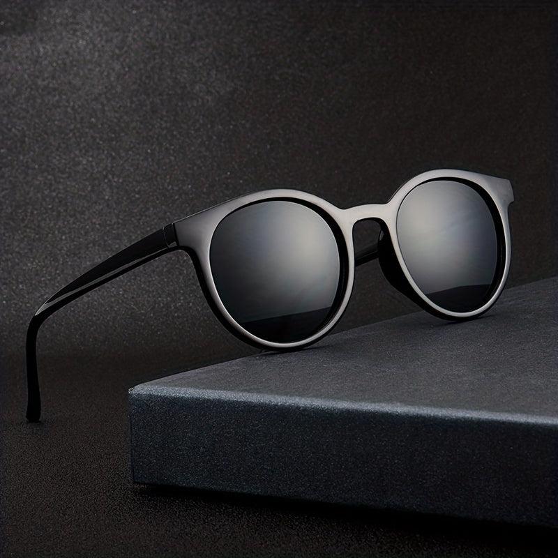 Round Frame Sunglasses For Women Men Mod Block Glasses Casual Outdoor Eyewear