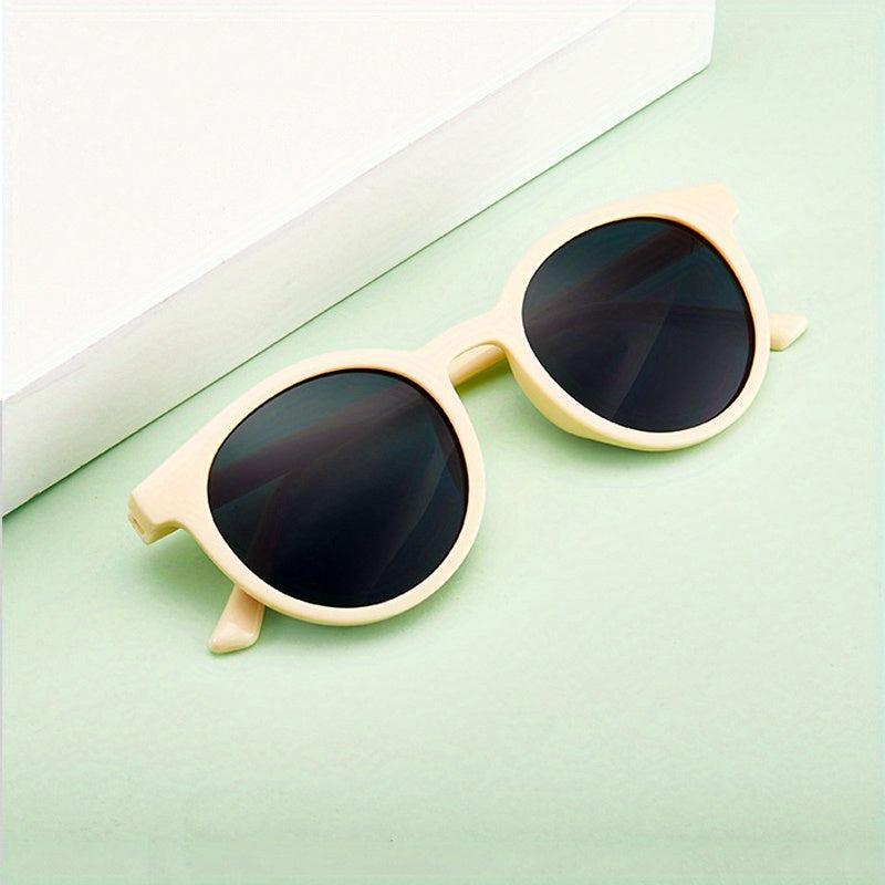 Round Frame Sunglasses For Women Men Mod Block Glasses Casual Outdoor Eyewear