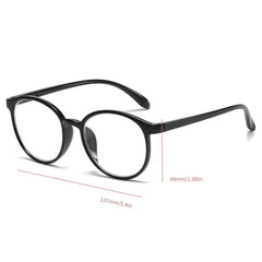 Round Anti Light Glasses For Women Men Students