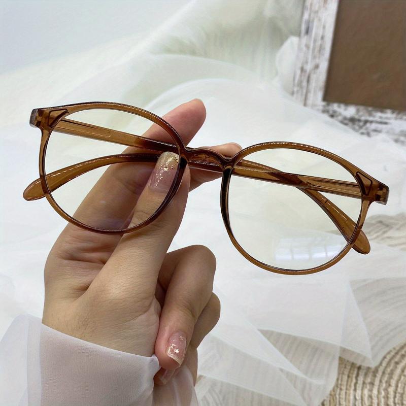 Round Anti Light Glasses For Women Men Students