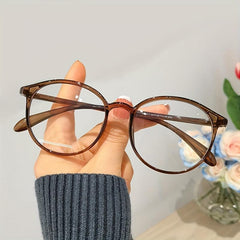 Round Anti Light Glasses For Women Men Students