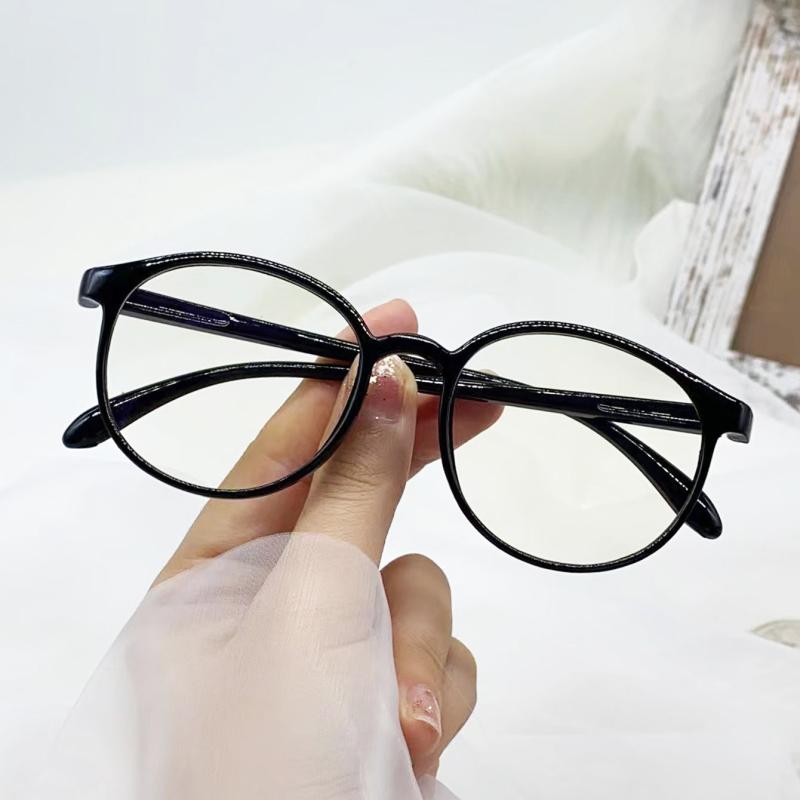 Round Anti Light Glasses For Women Men Students