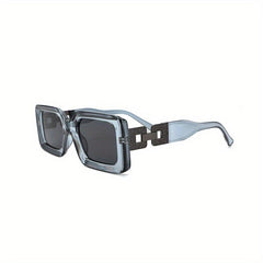 Men's Rectangle Frame Glasses Street Style Sunglasses Vintage Eyewear