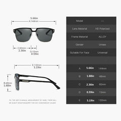 Men's Classic Polarized Sunglasses Driver Driving Glasses
