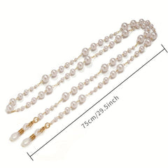 Vintage Faux Pearl Glasses Chain Eyewear Lanyard Strap