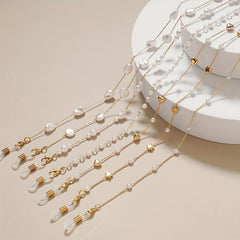 Vintage Faux Pearl Glasses Chain Eyewear Lanyard Strap