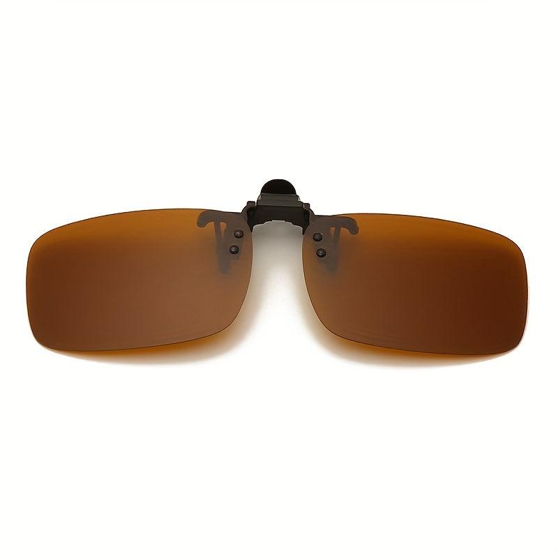 Polarized Clip On Sunglasses Flip Up Sports Eyewear UV400
