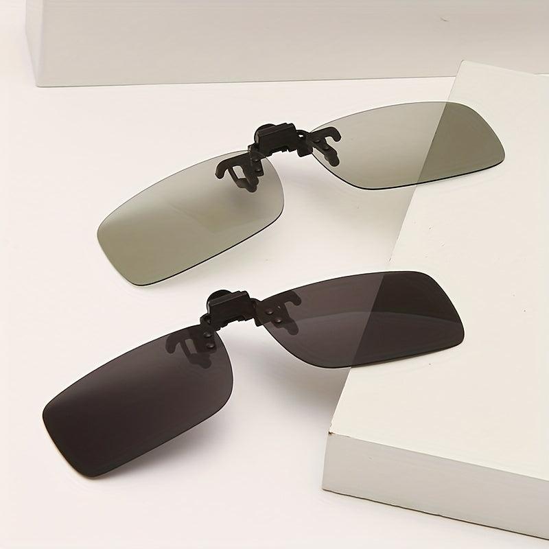 Polarized Clip On Sunglasses Flip Up Sports Eyewear UV400