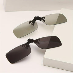 Polarized Clip On Sunglasses Flip Up Sports Eyewear UV400