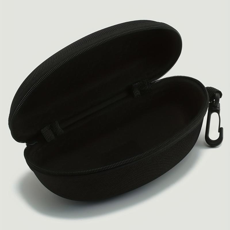 Solid Glasses Case Zipper Closure Sunglasses Storage Box