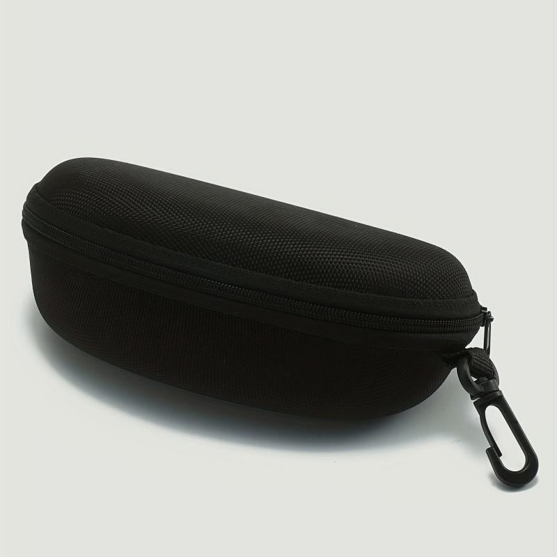 Solid Glasses Case Zipper Closure Sunglasses Storage Box