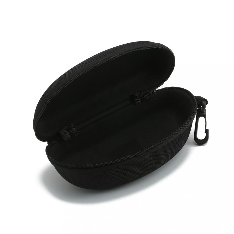 Solid Glasses Case Zipper Closure Sunglasses Storage Box