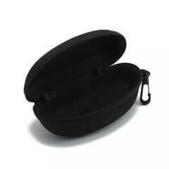Solid Glasses Case Zipper Closure Sunglasses Storage Box