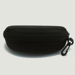 Solid Glasses Case Zipper Closure Sunglasses Storage Box