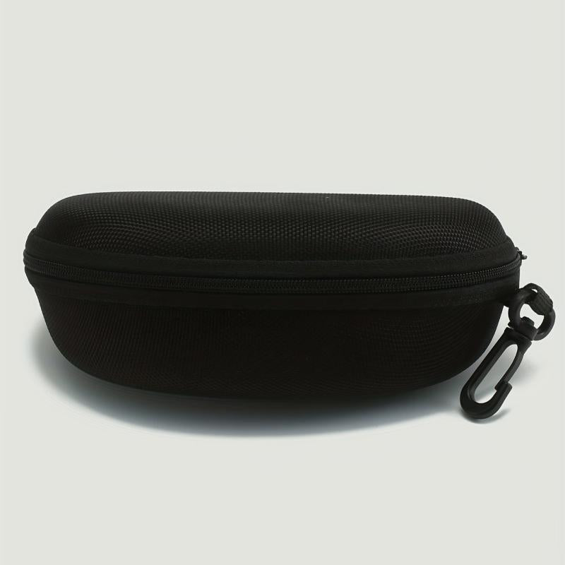 Solid Glasses Case Zipper Closure Sunglasses Storage Box