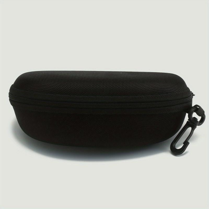 Solid Glasses Case Zipper Closure Sunglasses Storage Box